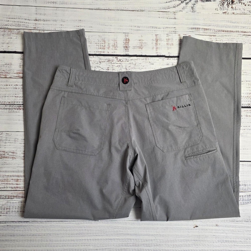 Killik Pants Mens 34x31 Gray Vital Hunting Softshell Lightweight Outdoor Pockets